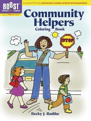 BOOST Community Helpers Coloring Book book