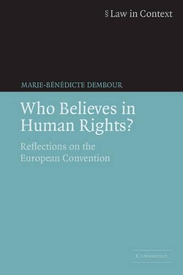 Who Believes in Human Rights? book