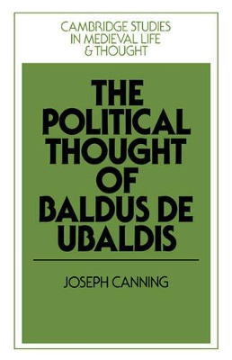 Political Thought of Baldus de Ubaldis book