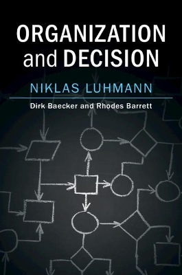 Organization and Decision book