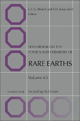 Handbook on the Physics and Chemistry of Rare Earths: Volume 63 book
