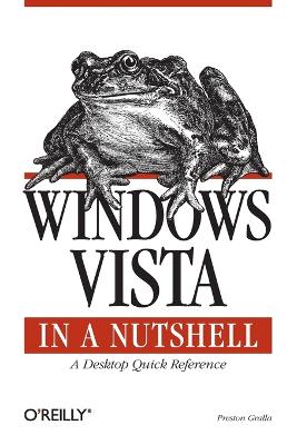 Windows Vista in a Nutshell book