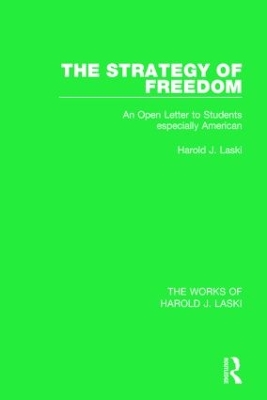 Strategy of Freedom (Works of Harold J. Laski) book