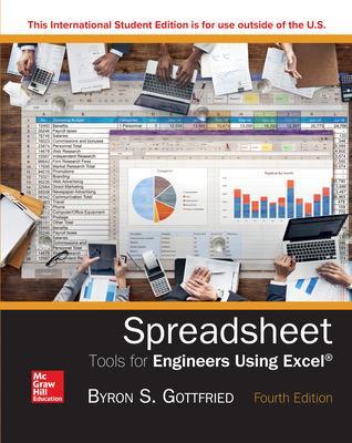 ISE Spreadsheet Tools for Engineers Using Excel book