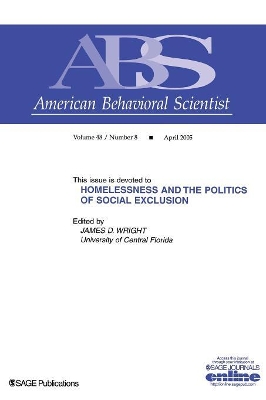 Homelessness and the Politics of Social Exclusion book
