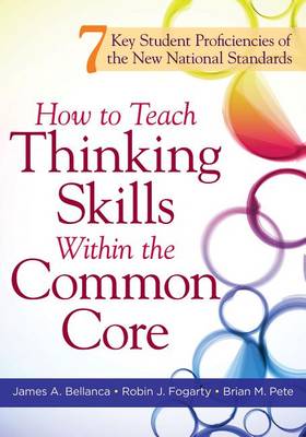 How to Teach Thinking Skills Within the Common Core book