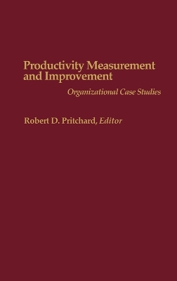 Productivity Measurement and Improvement book