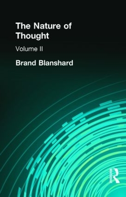 Nature of Thought by Brand Blanshard