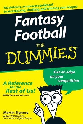 Fantasy Football For Dummies book