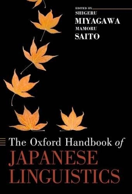 Oxford Handbook of Japanese Linguistics book