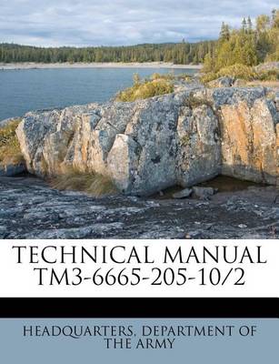 Technical Manual Tm3-6665-205-10/2 book