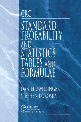 CRC Standard Probability and Statistics Tables and Formulae book