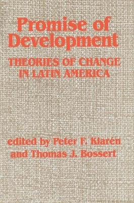 Promise Of Development by Peter F Klaren