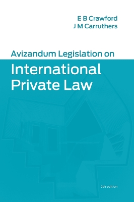 Avizandum Legislation on International Private Law book