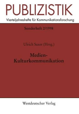 Medien-Kulturkommunikation book