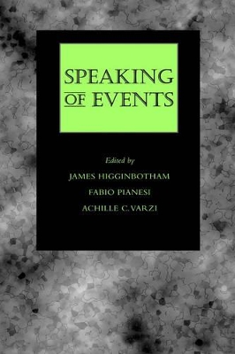 Speaking of Events book