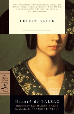 Mod Lib Cousin Bette by Honoré de Balzac