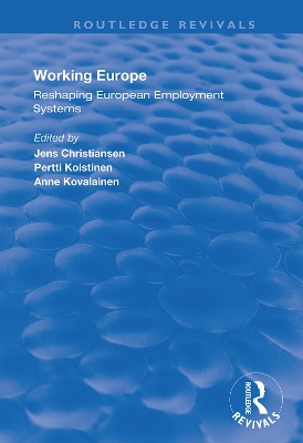 Working Europe: Reshaping European employment systems book