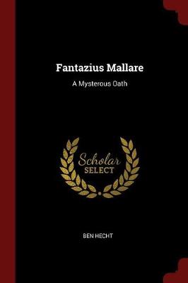 Fantazius Mallare book