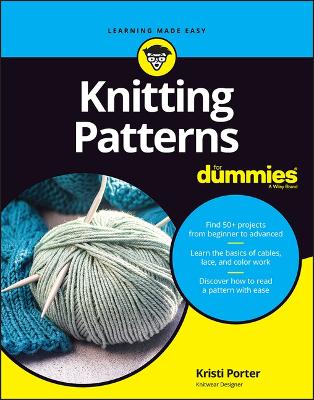 Knitting Patterns For Dummies book