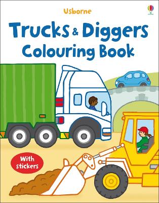 My First Colouring Book with stickers by Usborne