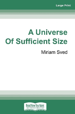 A Universe of Sufficient Size by Miriam Sved