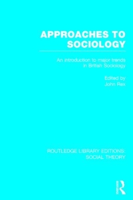 Approaches to Sociology book