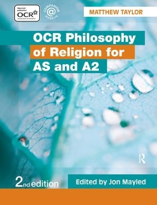 OCR Philosophy of Religion for AS and A2 book
