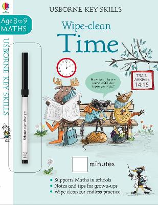 Wipe-Clean Time 8-9 book