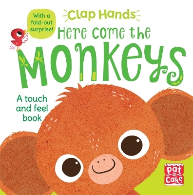 Clap Hands: Here Come the Monkeys: A touch-and-feel board book with a fold-out surprise book