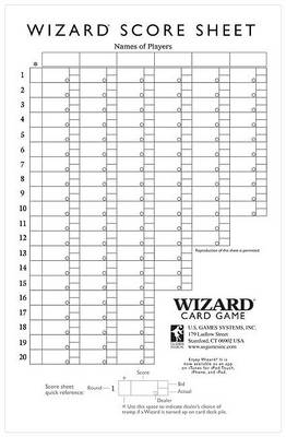 Oversized Wizard Scorepads book