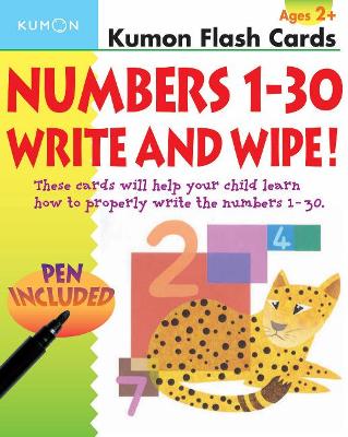 Numbers 1-30 Write & Wipe! book