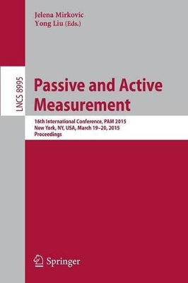 Passive and Active Measurement book