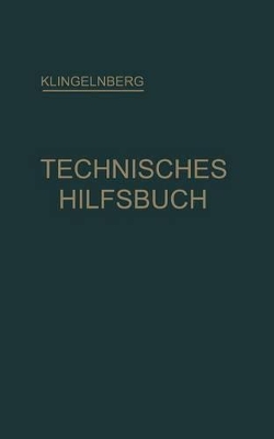 Klingelnberg Technisches Hilfsbuch book