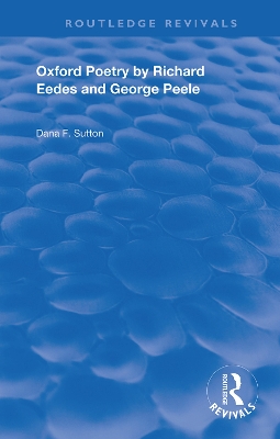 Oxford Poetry by Richard Eedes and George Peele book