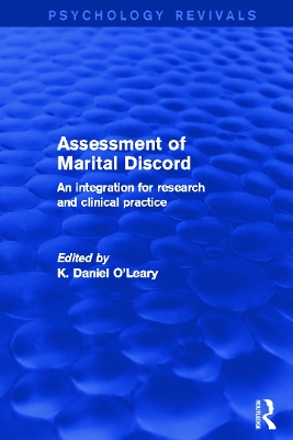 Assessment of Marital Discord (Psychology Revivals) book