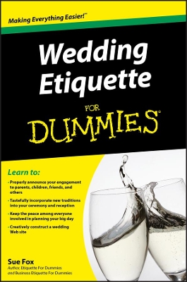 Wedding Etiquette For Dummies book