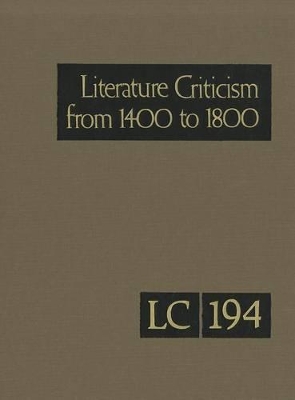 Literature Criticism from 1400 to 1800 book