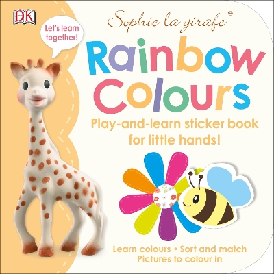 Sophie la girafe Rainbow Colours book