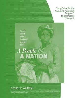 AP STUDY GDE A PEOPLE AND A NATION VOL II book