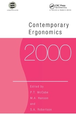 Contemporary Ergonomics 2000 by S. Robertson