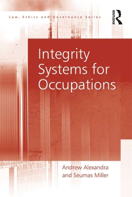 Integrity Systems for Occupations by Andrew Alexandra