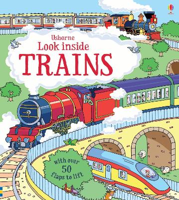 Look Inside Trains book