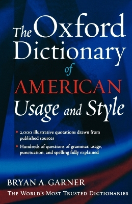 Oxford Dictionary of Usage and Style book