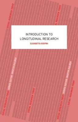 An Introduction to Longitudinal Research by Elisabetta Ruspini