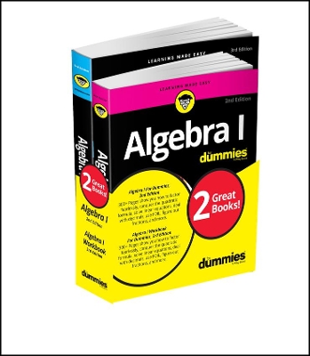 Algebra I Workbook For Dummies with Algebra I For Dummies 3e Bundle book