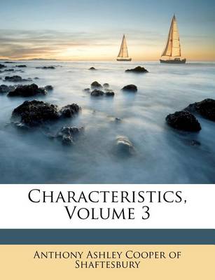 Characteristics, Volume 3 book