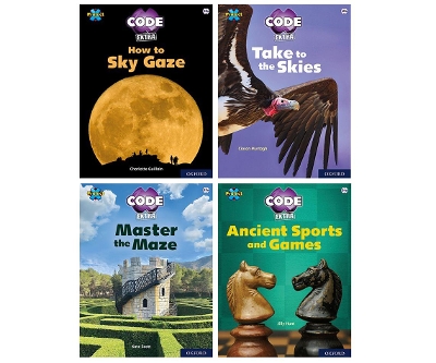 Project X CODE Extra: White and Lime Book Bands, Oxford Levels 10 and 11: Sky Bubble and Maze Craze, Mixed Pack of 4 book