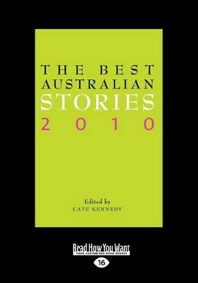 Best Australian Stories 2010 by Cate Kennedy