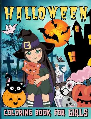 Halloween Coloring Book For Girls book